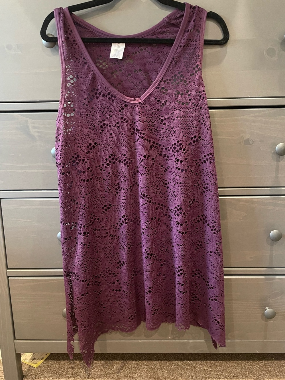 NWT Mossimo crochet swimsuit coverup women’s size L